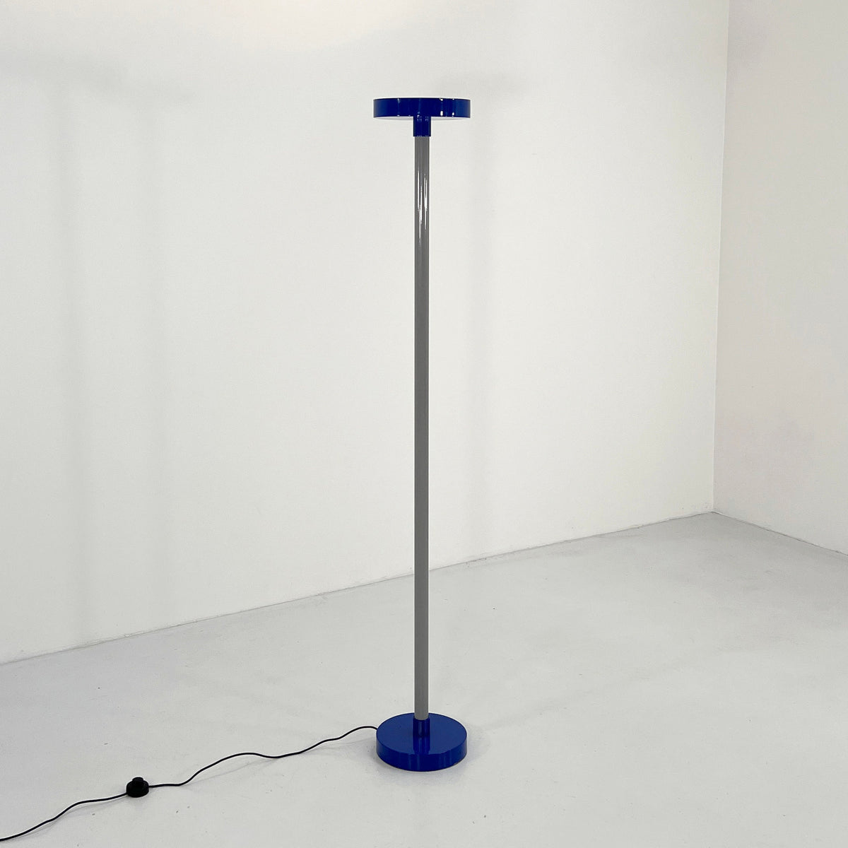 Vintage Beam floor lamp by Ettore Sottsass for Bieffeplast blue