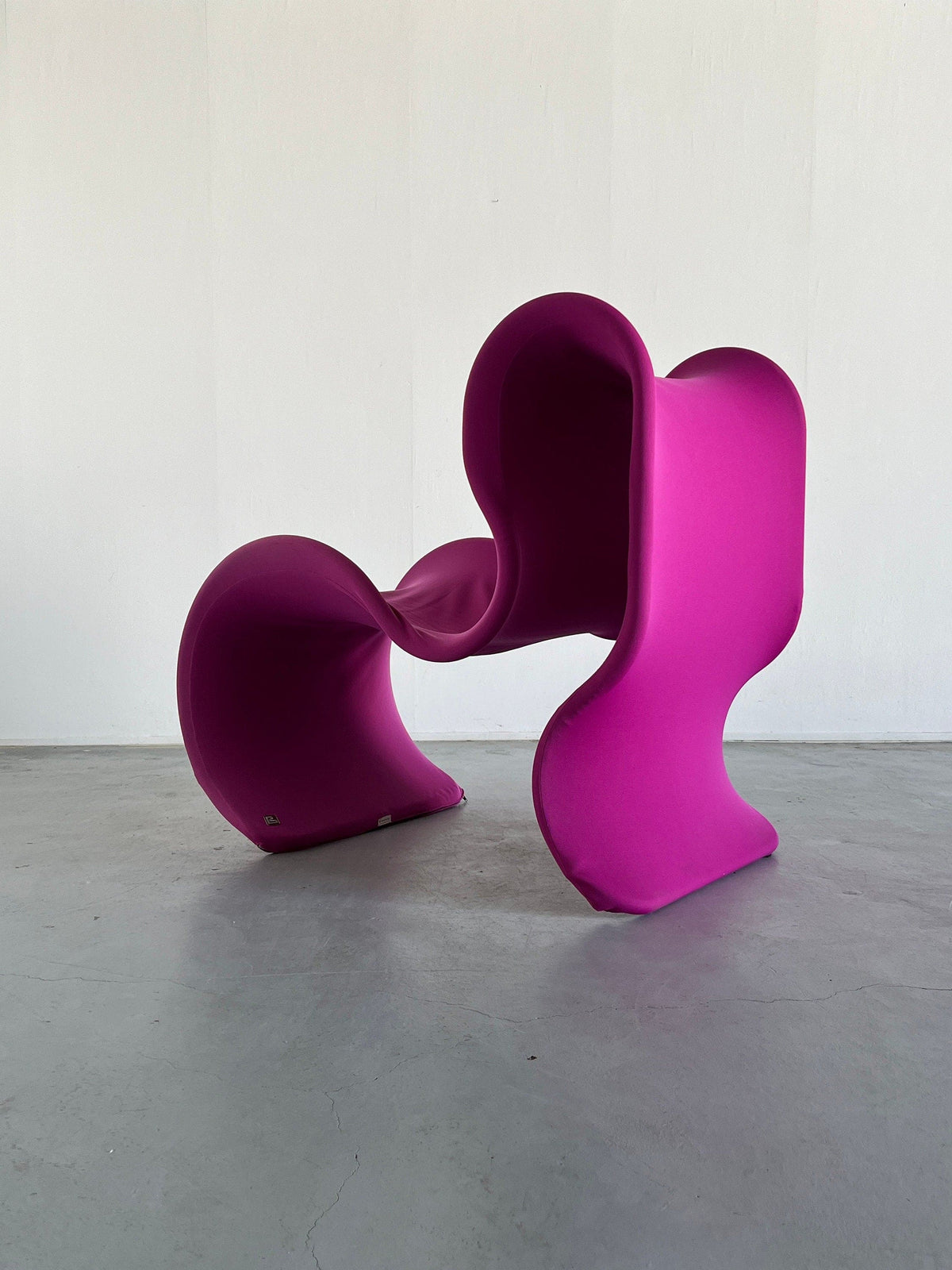 Vintage lounge chair Fiocco by Gianni Pareschi for Busnelli in pink, 1970s