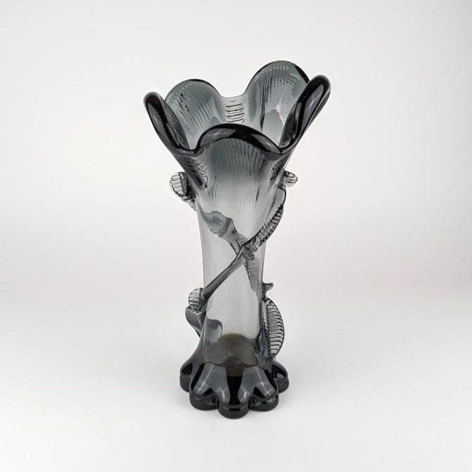 Vintage Jugendstil Glasvase Franz Welz Böhmen Art Nouveau 1900 1910