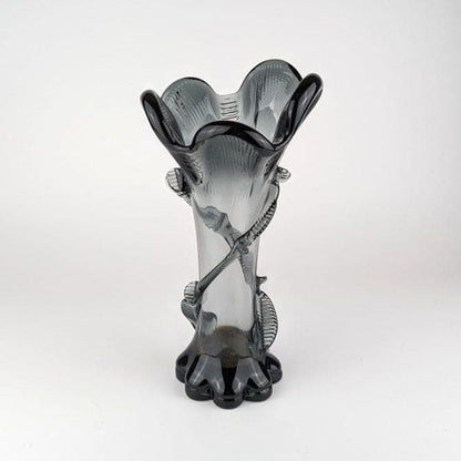 Vintage Jugendstil Glasvase Franz Welz Böhmen Art Nouveau 1900 1910