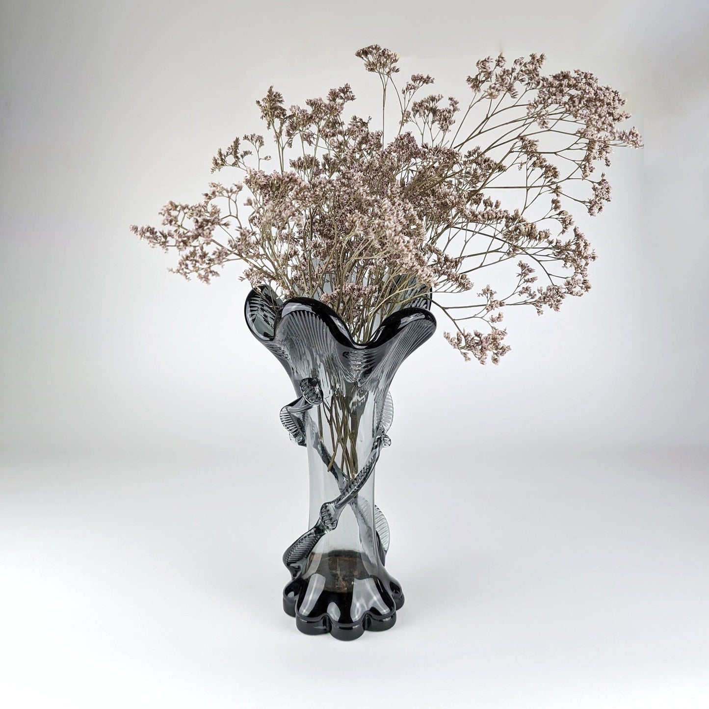 Vintage Jugendstil Glasvase Franz Welz Böhmen Art Nouveau 1900 1910