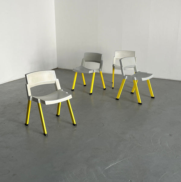 Vintage Chair City by Paolo Orlandini for Lamm Set of 4