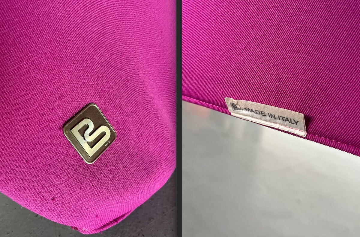 Vintage lounge chair Fiocco by Gianni Pareschi for Busnelli in pink, 1970s