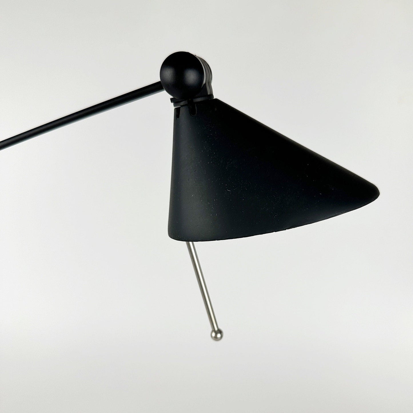 Vintage Tischlampe Anavil Italy Schwarz Postmodern Memphis Milano