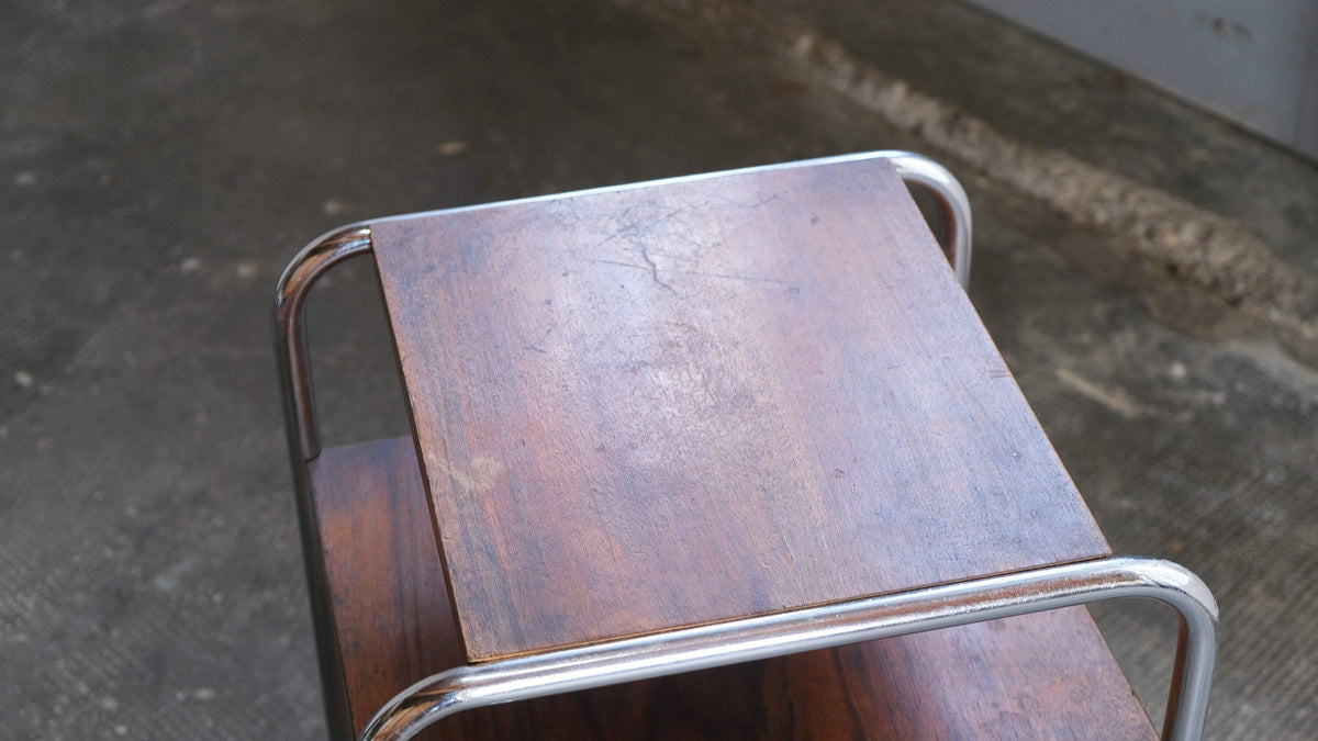 Vintage bedside table Bauhaus by Slezák set of 2
