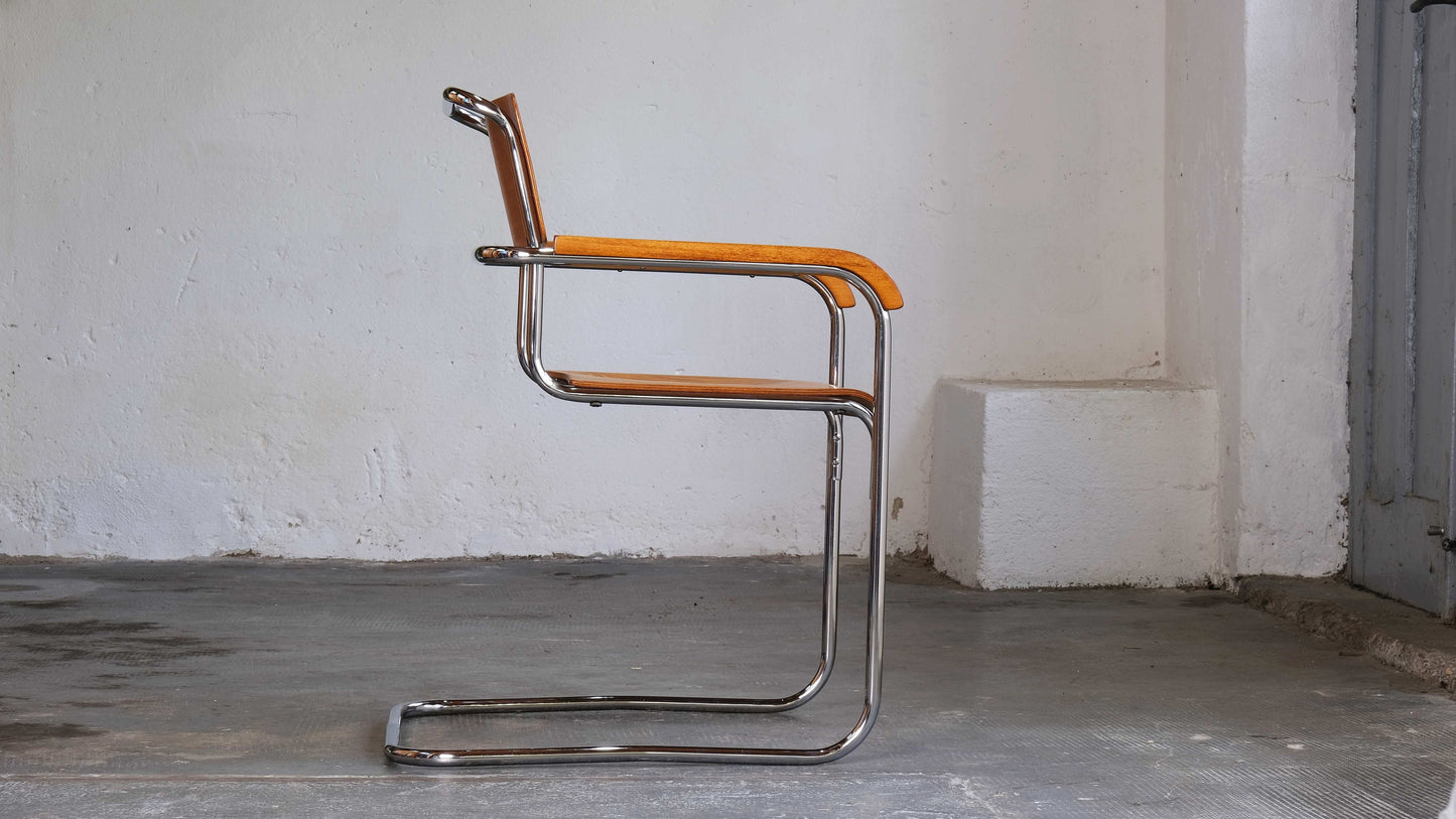 Vintage Freischwinger Stuhl "B34" von Marcel Breuer