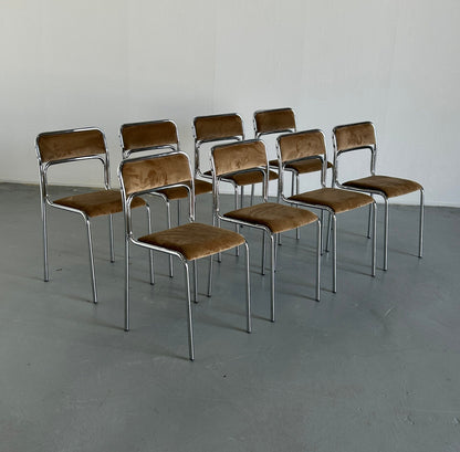 Vintage Stuhl beige Chromstahl Vintage Zustand