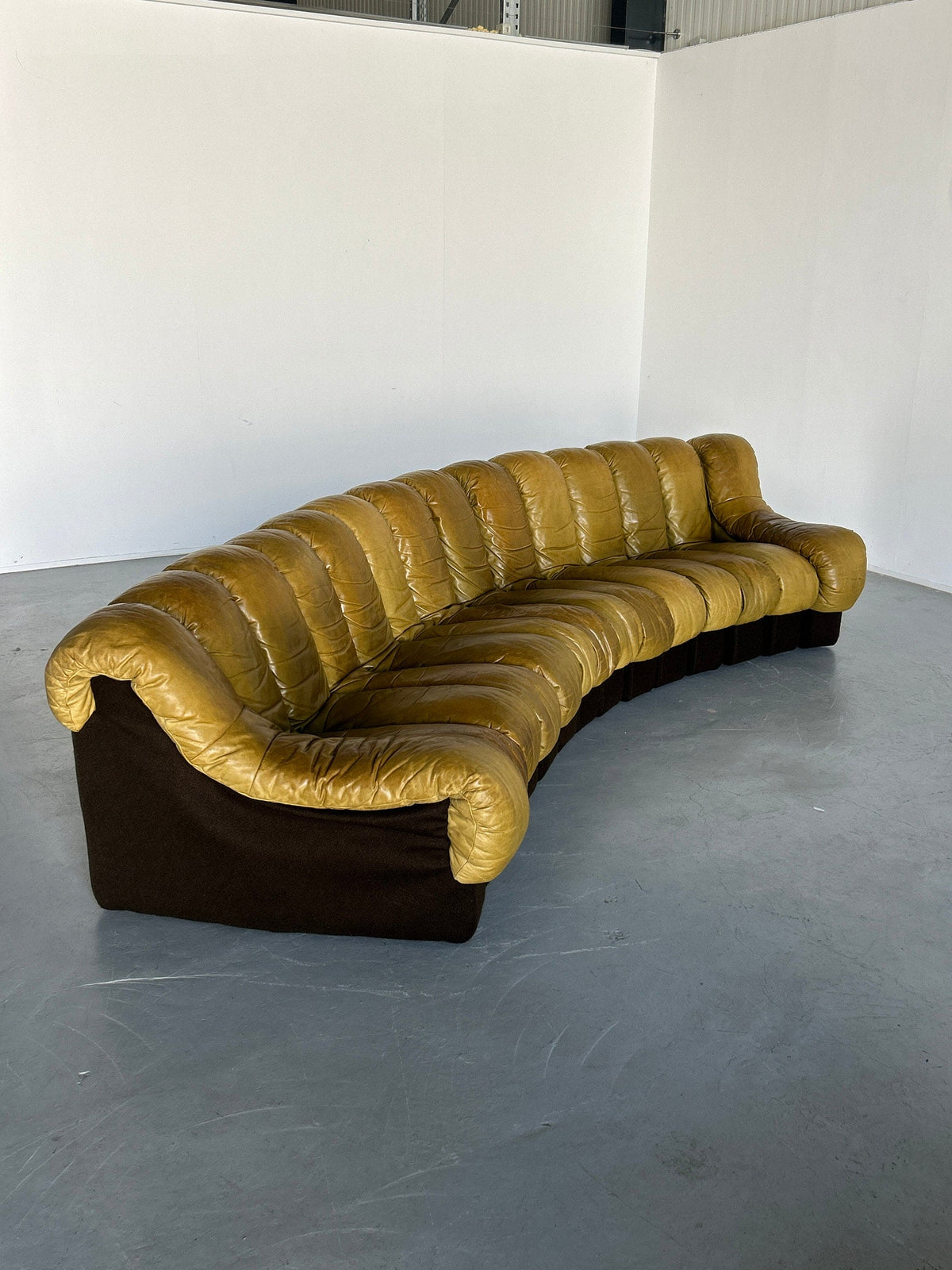 Vintage Modular Sofa DS-600 by De Sede 1970s Set of 14