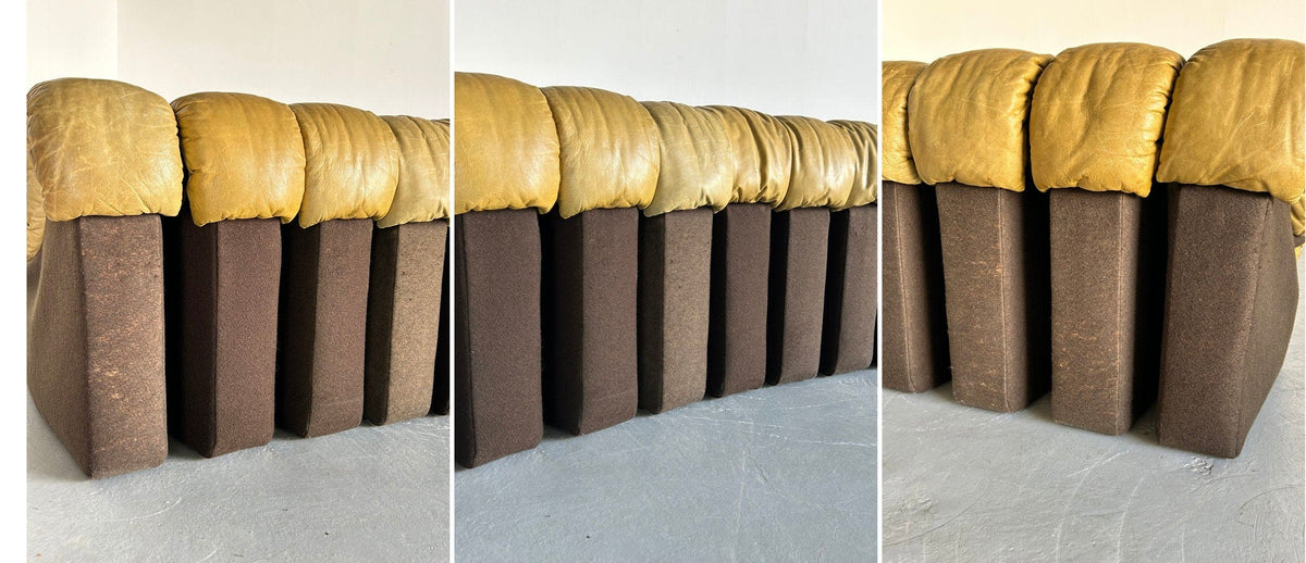 Vintage Modular Sofa DS-600 by De Sede 1970s Set of 14