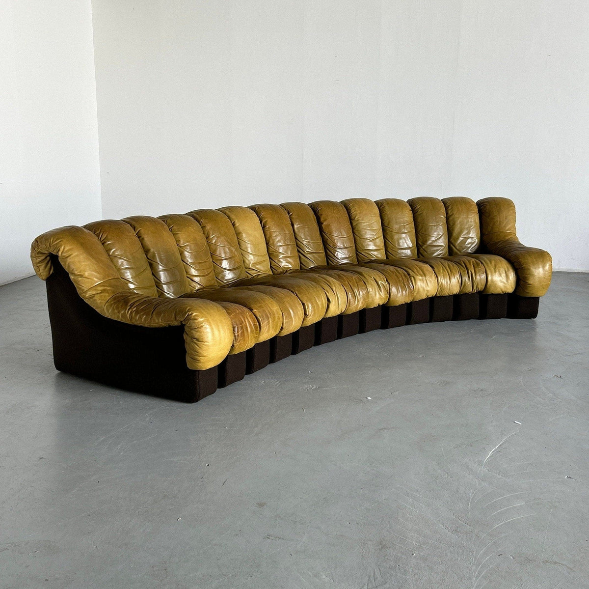 Vintage Modular Sofa DS-600 by De Sede 1970s Set of 14