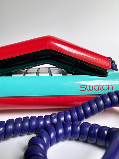 Vintage Swatch Twin Phone Memphis Milano 1987 Sammlerstück