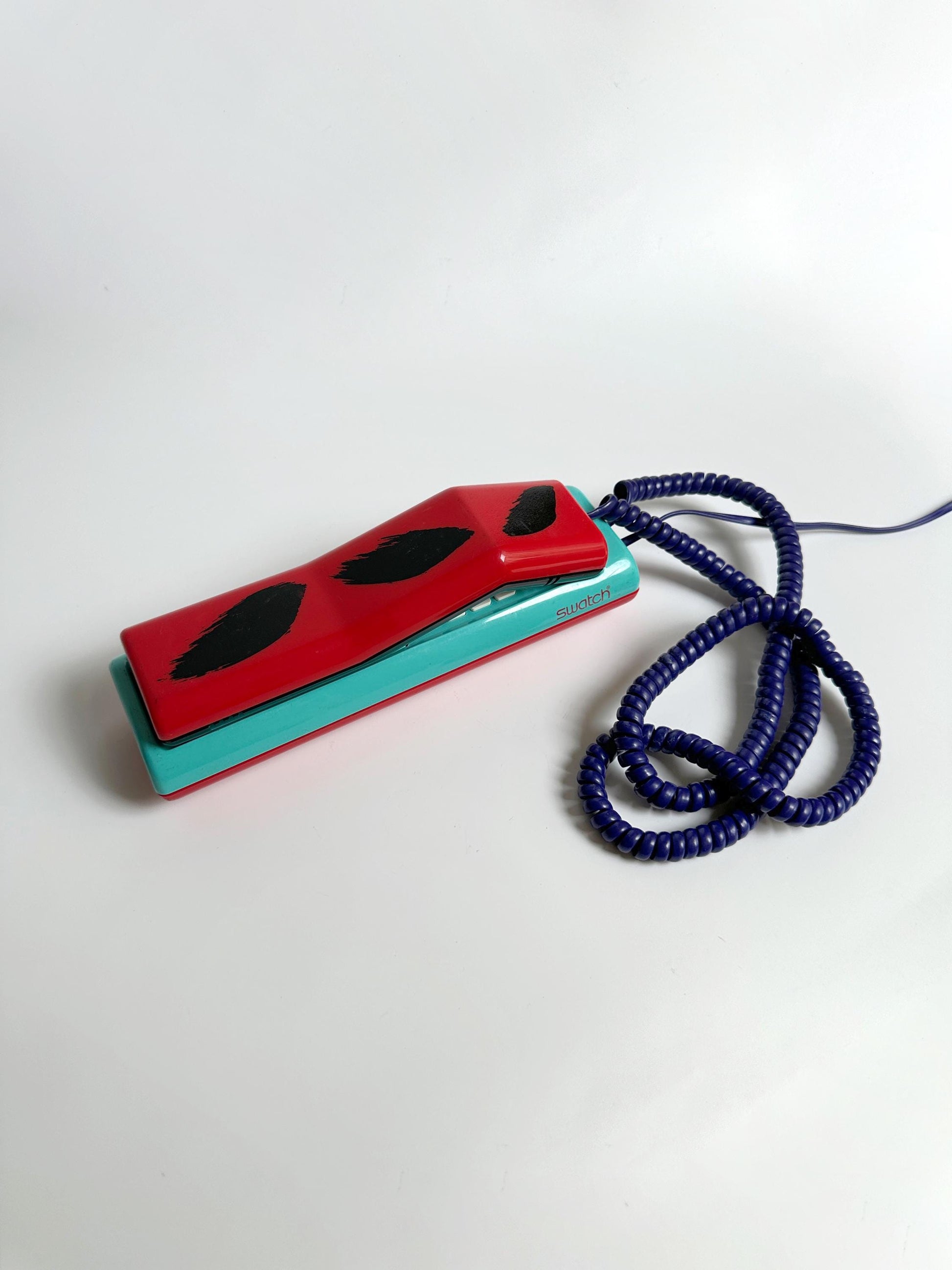 Vintage Swatch Twin Phone Memphis Milano 1987 Sammlerstück