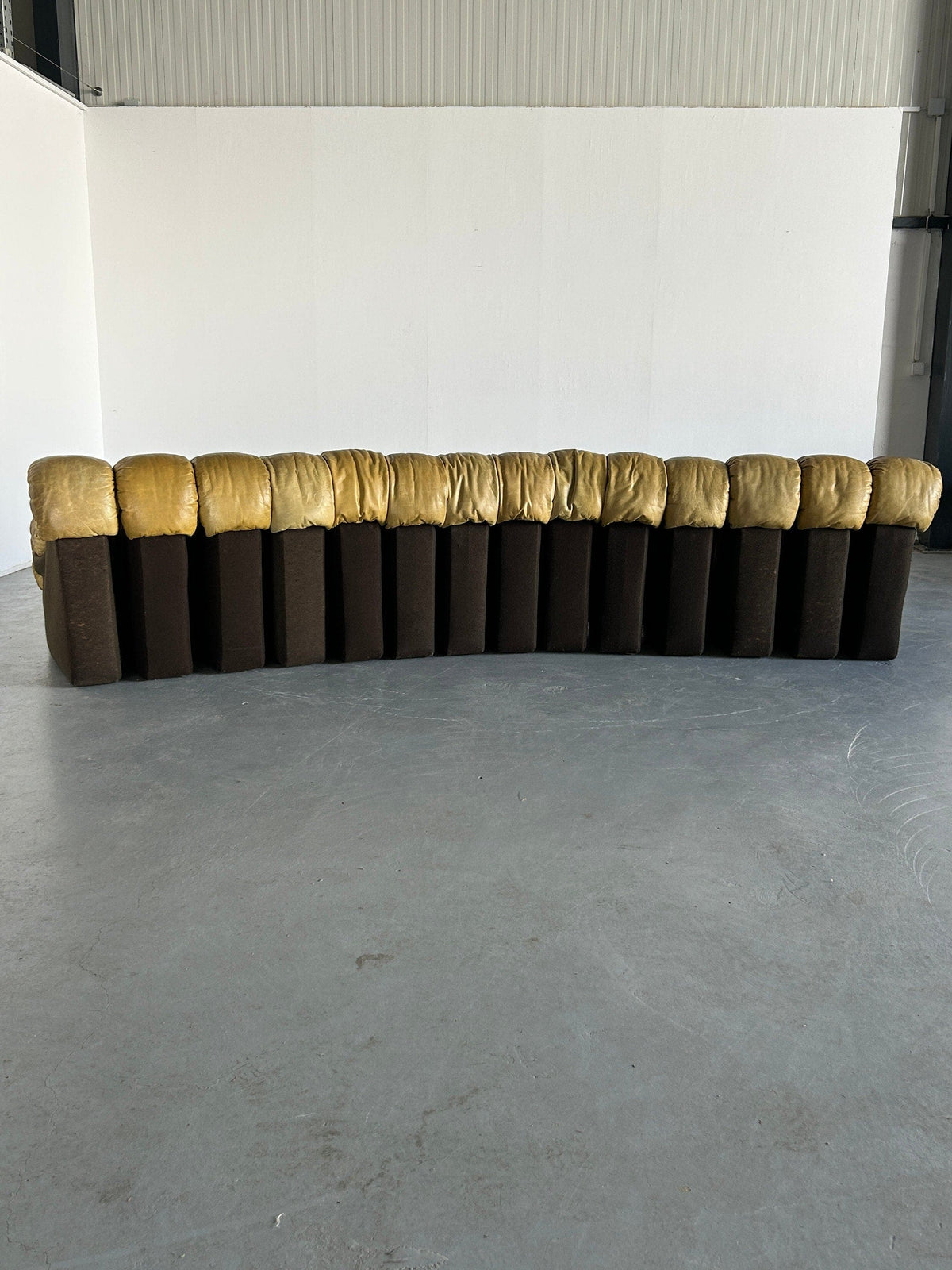 Vintage Modular Sofa DS-600 by De Sede 1970s Set of 14