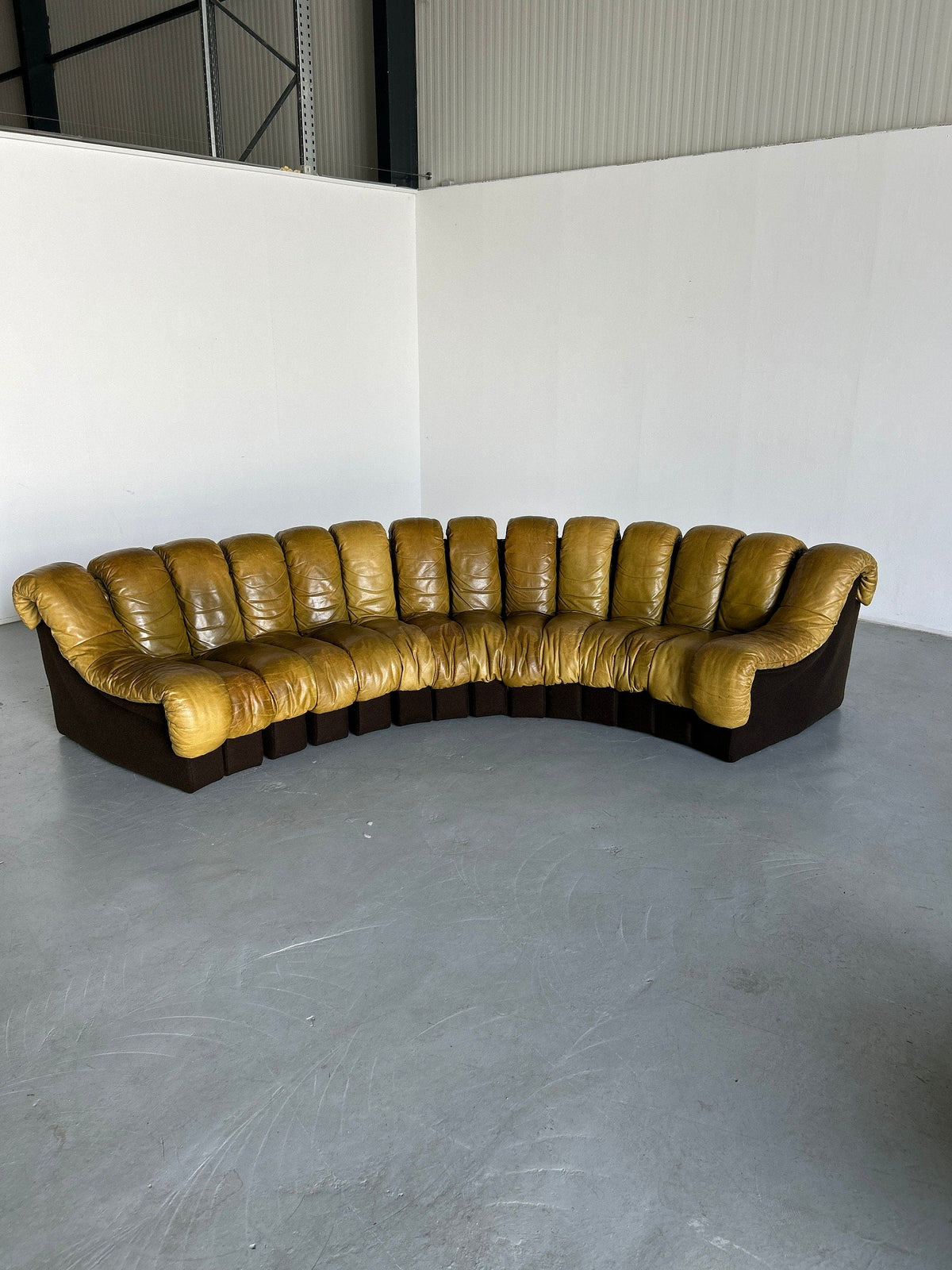Vintage Modular Sofa DS-600 by De Sede 1970s Set of 14