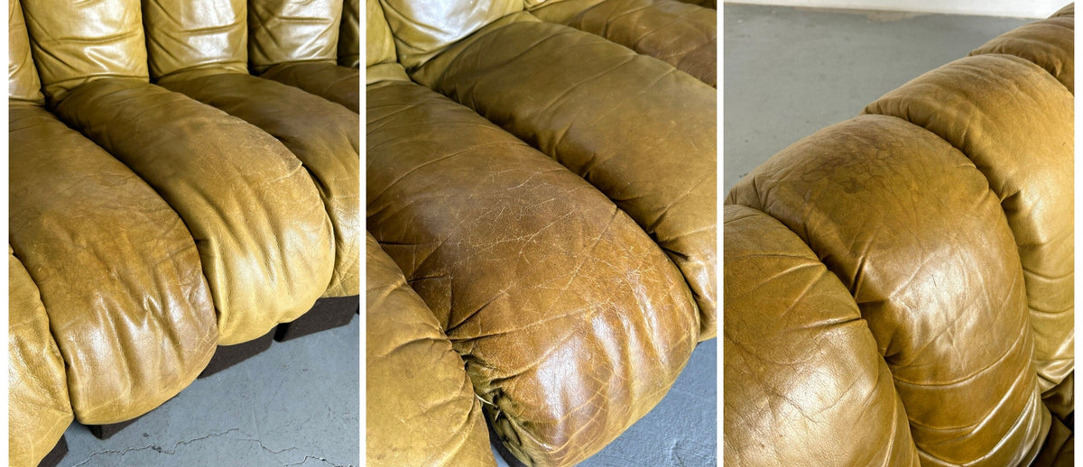Vintage Modular Sofa DS-600 by De Sede 1970s Set of 14