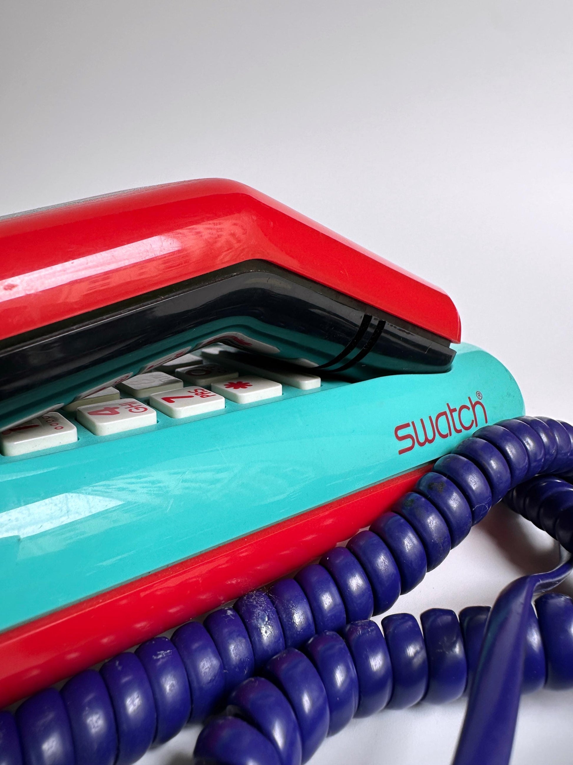 Vintage Swatch Twin Phone Memphis Milano 1987 Sammlerstück