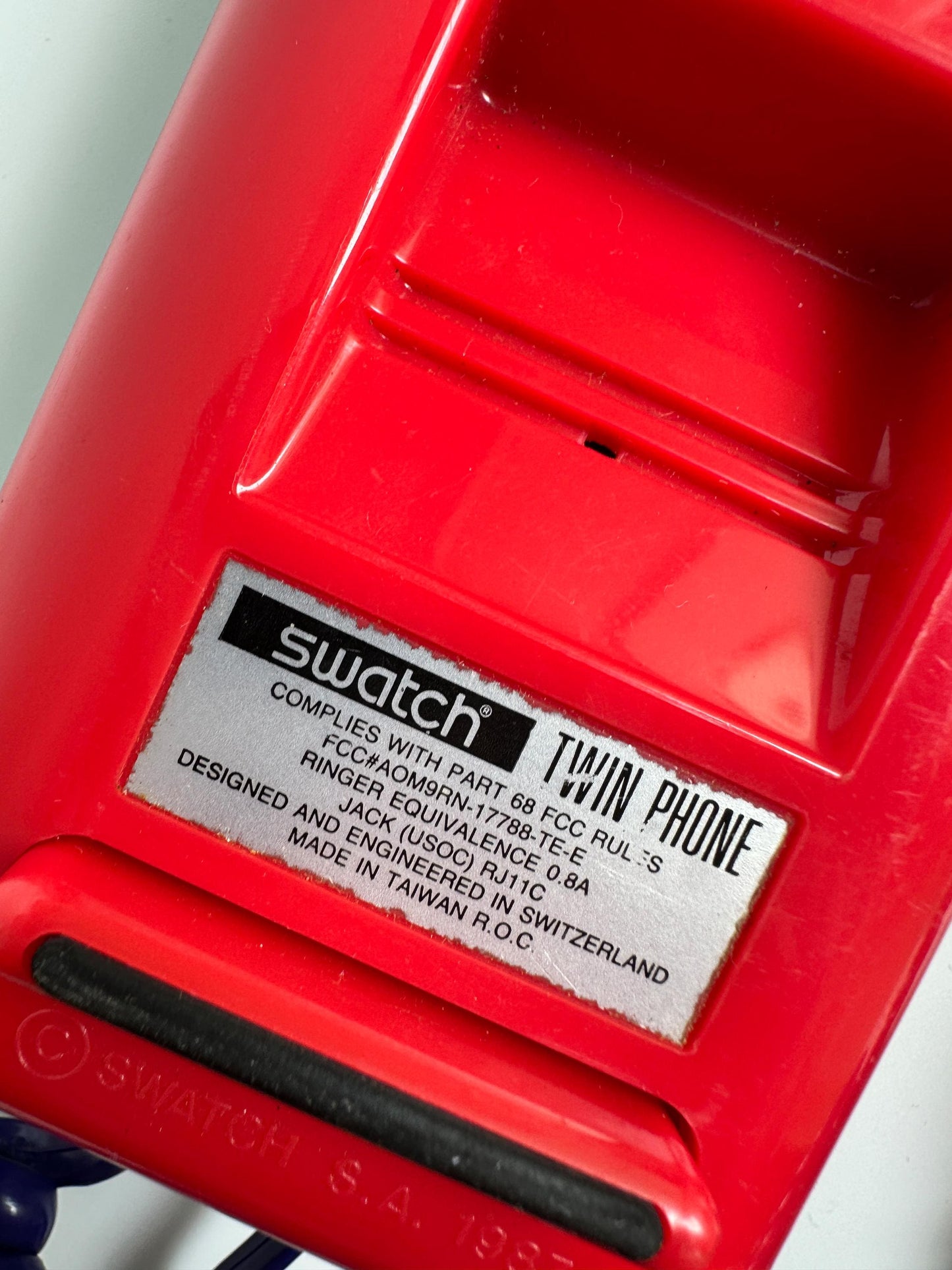 Vintage Swatch Twin Phone Memphis Milano 1987 Sammlerstück