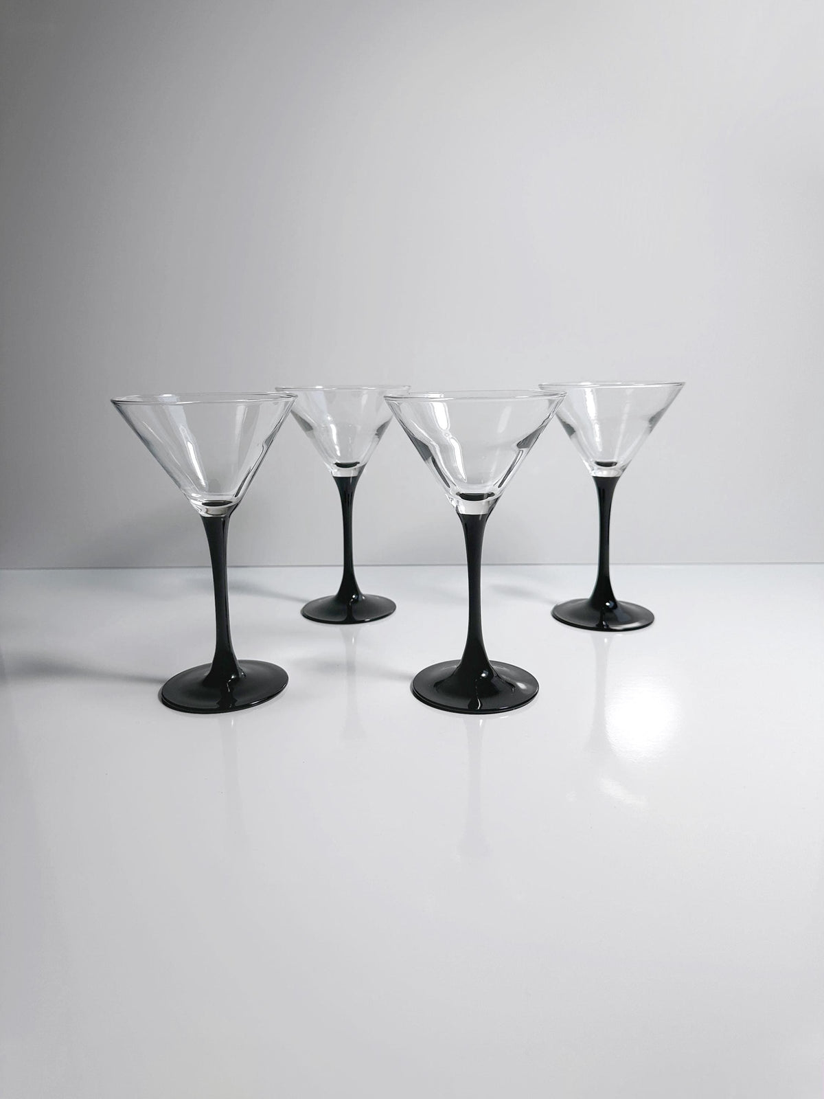 Vintage Martini-Gläser Domino von Luminarc, 4er Set – 2nd home