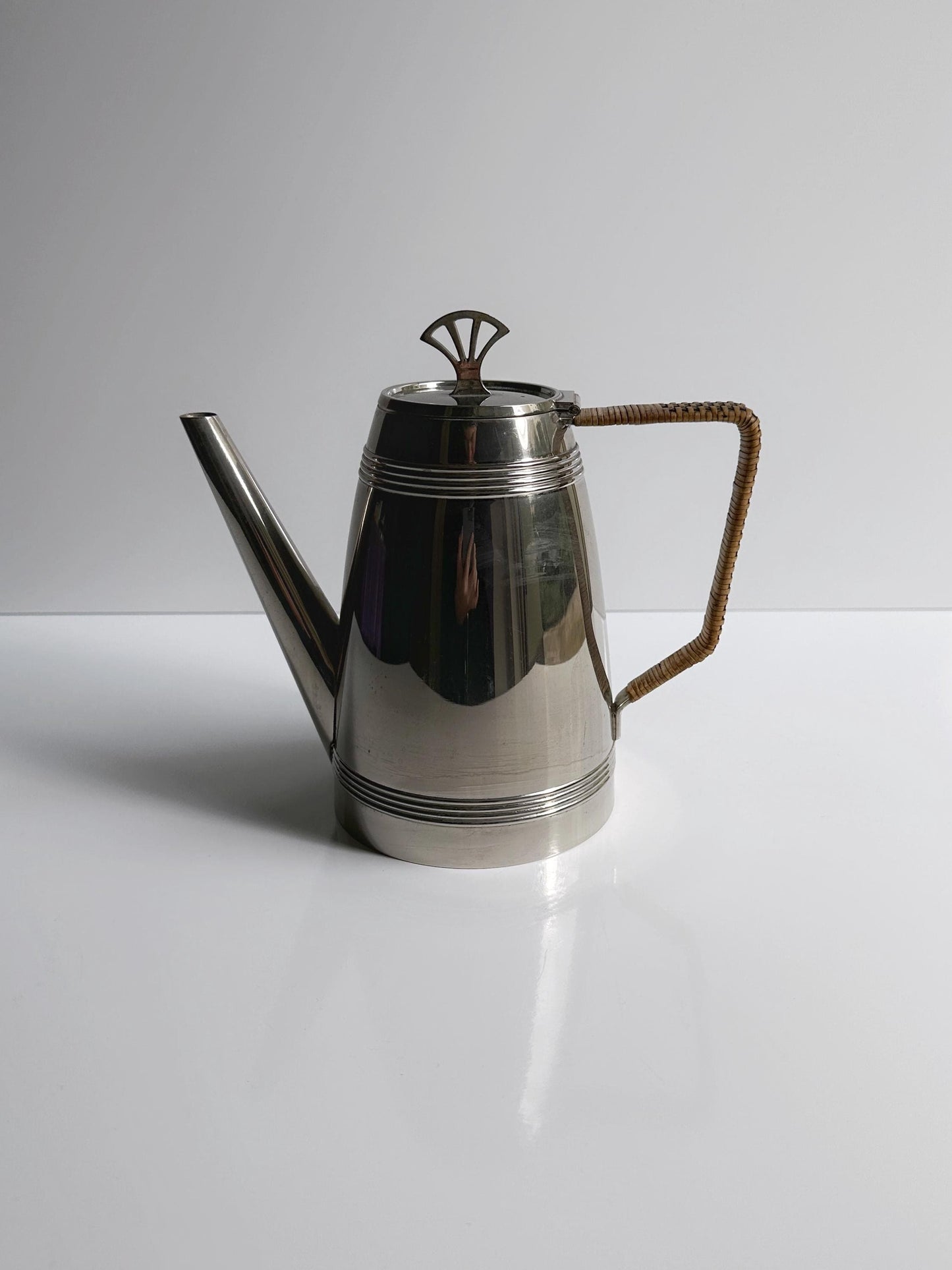 Vintage Kaffee Set Art Deco 1930er versilbert Set von 4