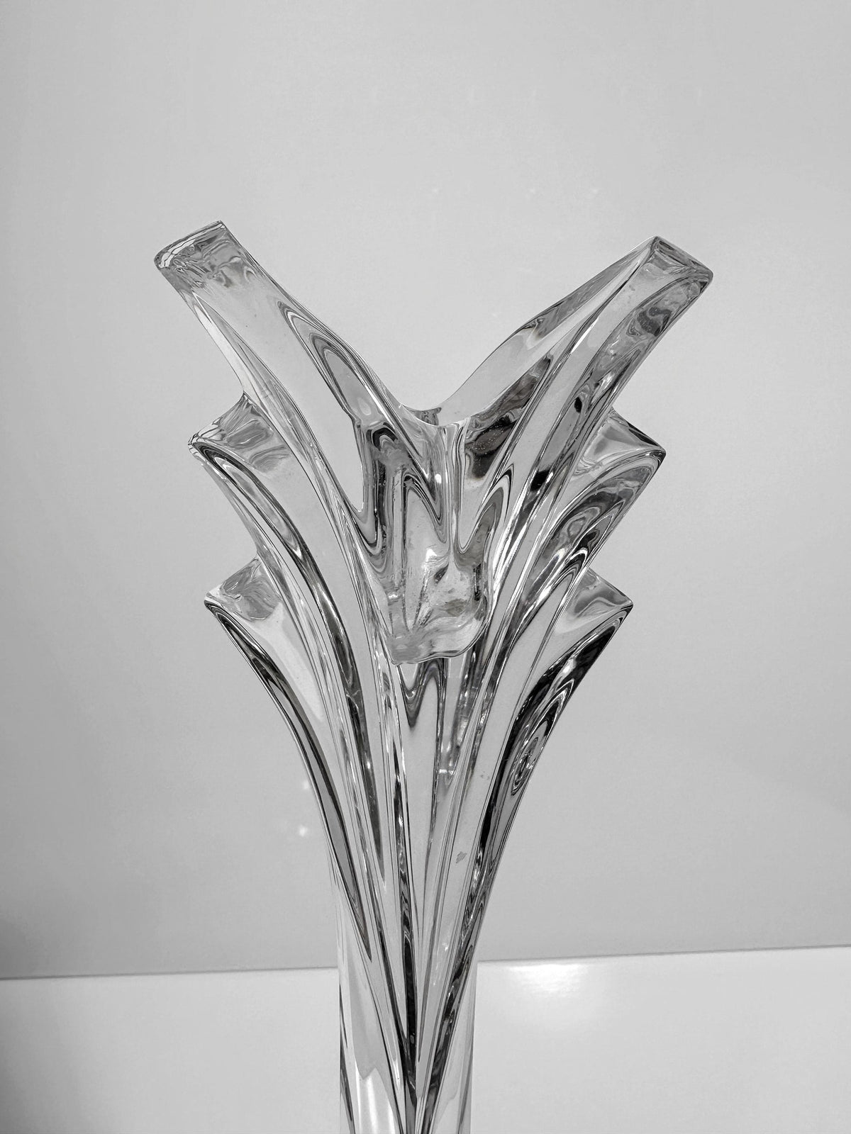 Chandelier vintage en cristal de Nachtmann, style Art Deco Revival