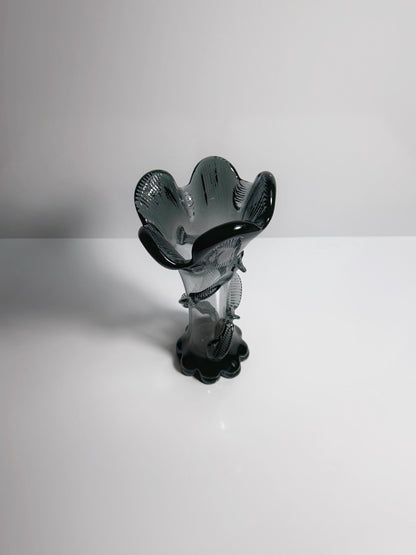 Vintage Jugendstil Glasvase Franz Welz Böhmen Art Nouveau 1900 1910