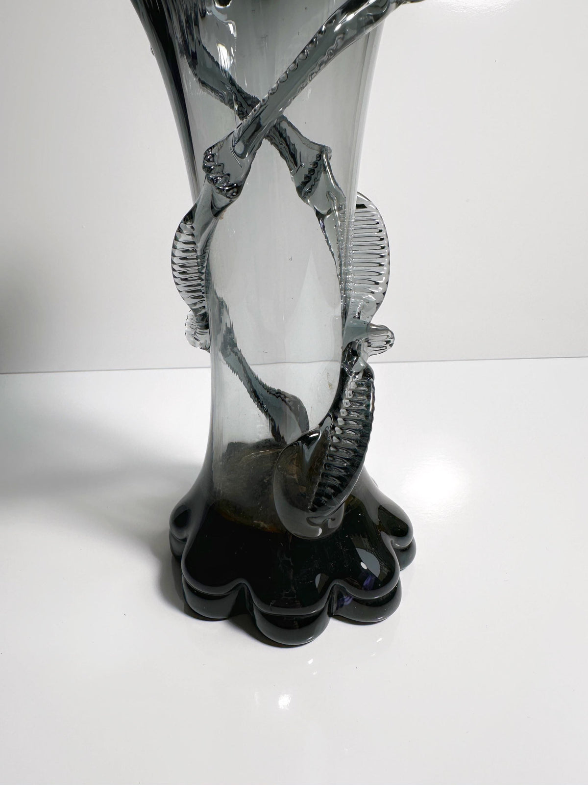 Vintage Jugendstil Glasvase Franz Welz Böhmen Art Nouveau 1900 1910