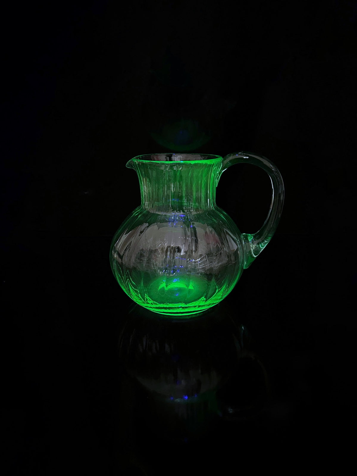 Vintage Karaffe Beryl Mintgrün Türkis Murano Swirl von 1950er