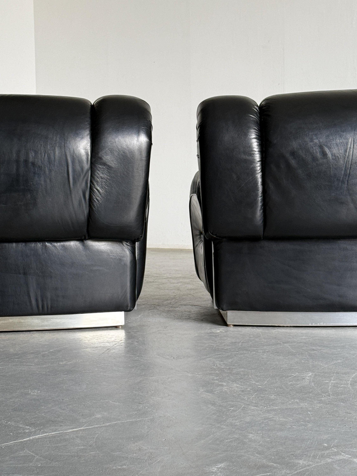 Vintage Loungesessel Space Age Wolke Italienisch Mid-Century Modern Set von 2