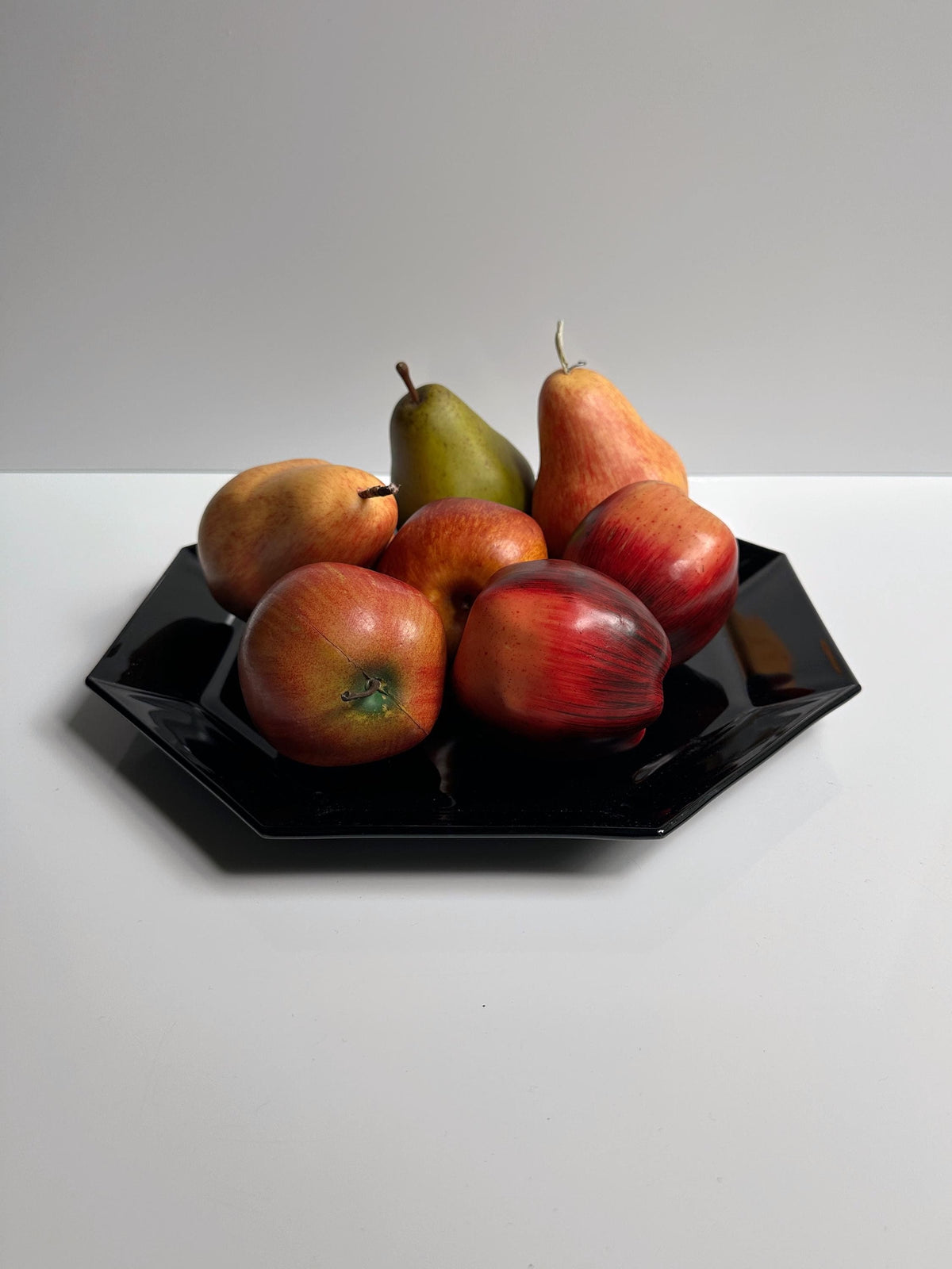 Vintage Kuchenplatte "Octime" von Arcoroc, Schwarzglas