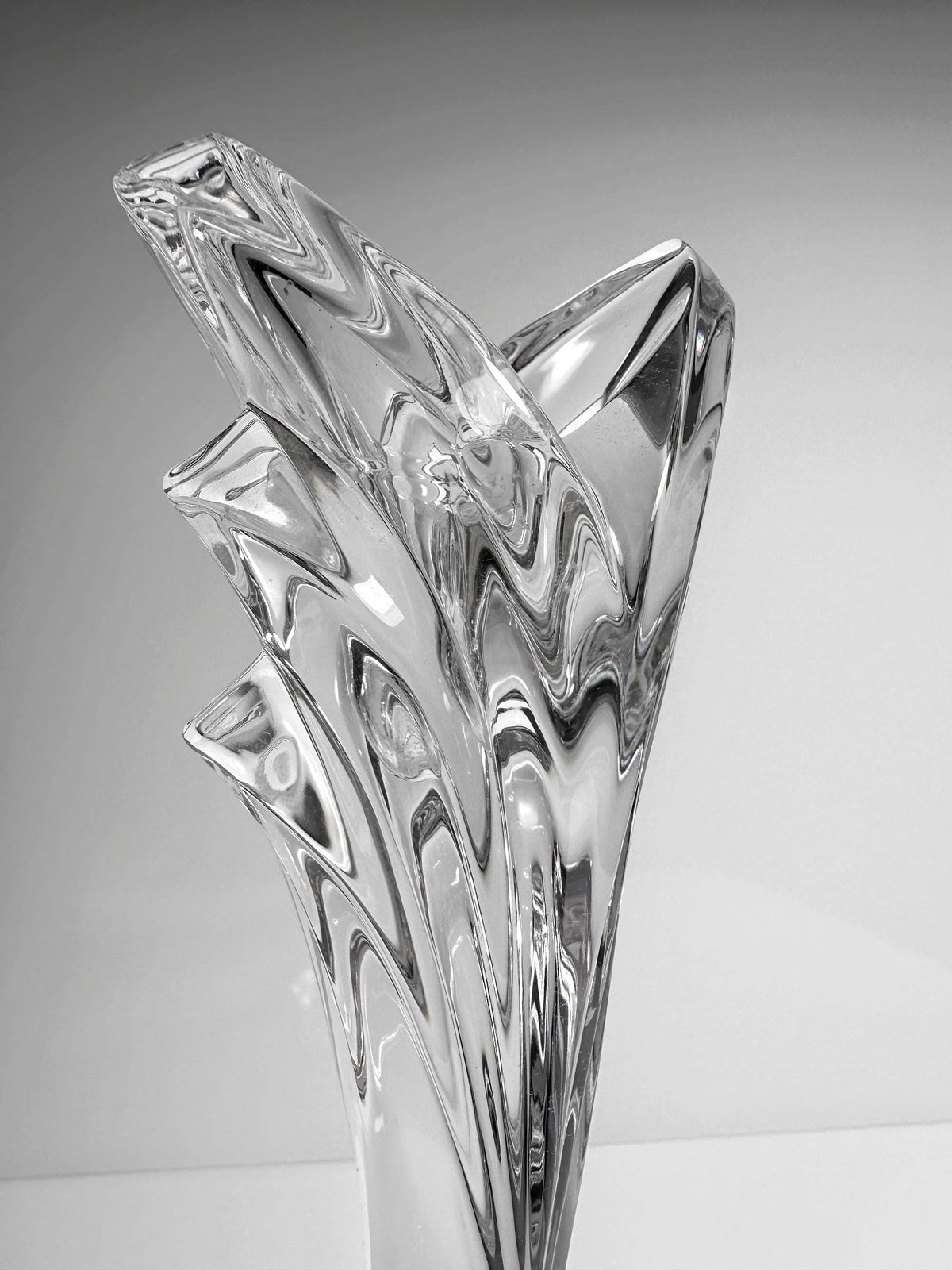 Chandelier vintage en cristal de Nachtmann, style Art Deco Revival
