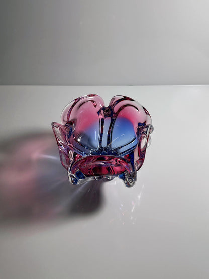 Vintage Vase Josef Hospodka Cranberry Red Mid Century