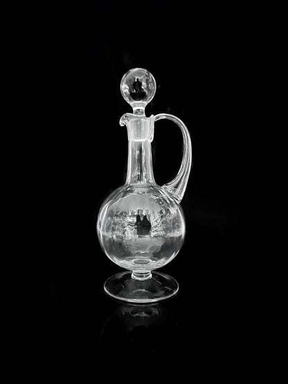 Vintage Karaffe Murano Glas Swirl 1950er
