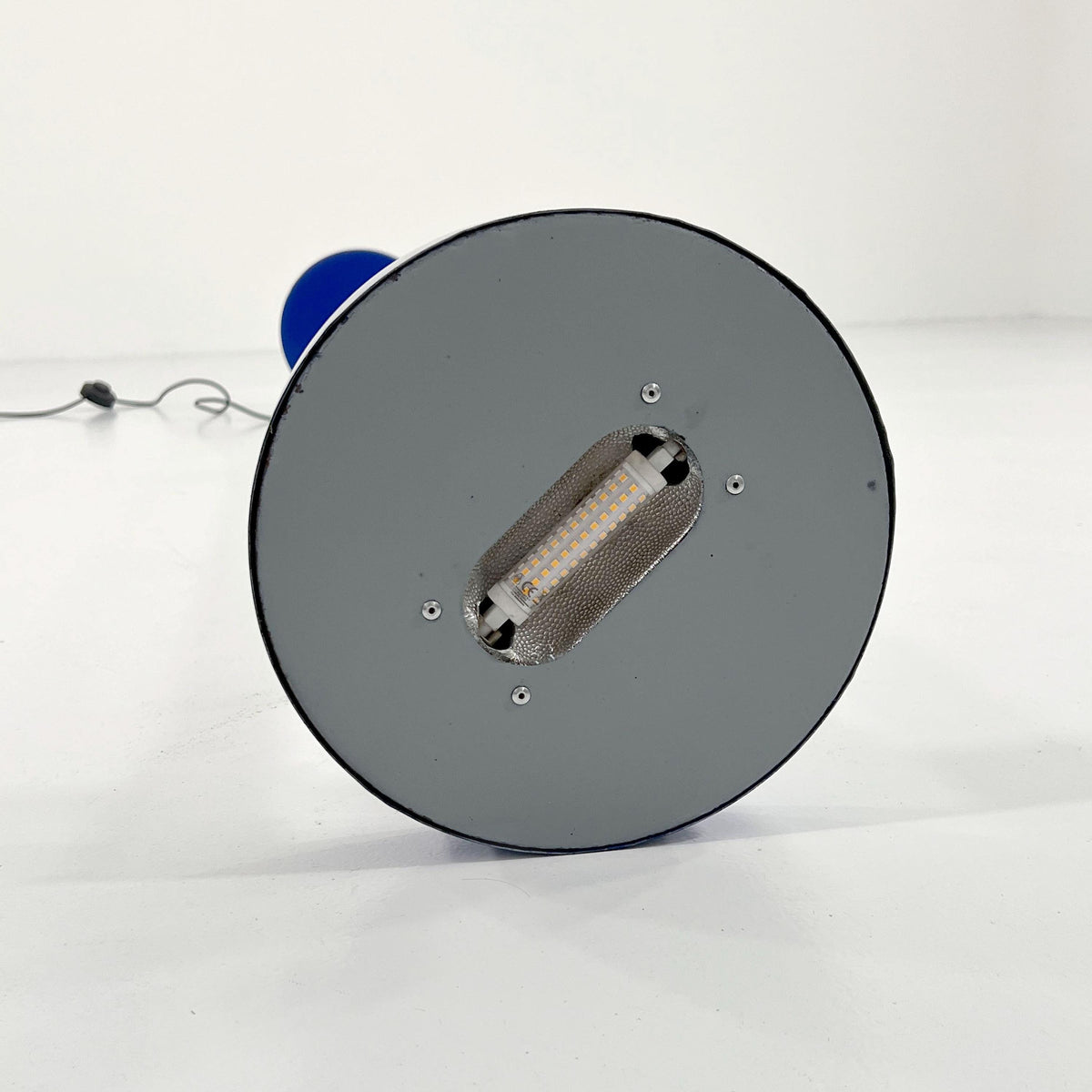Vintage Beam floor lamp by Ettore Sottsass for Bieffeplast blue