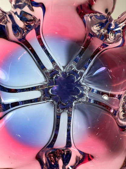 Vintage Vase Josef Hospodka Cranberry Red Mid Century