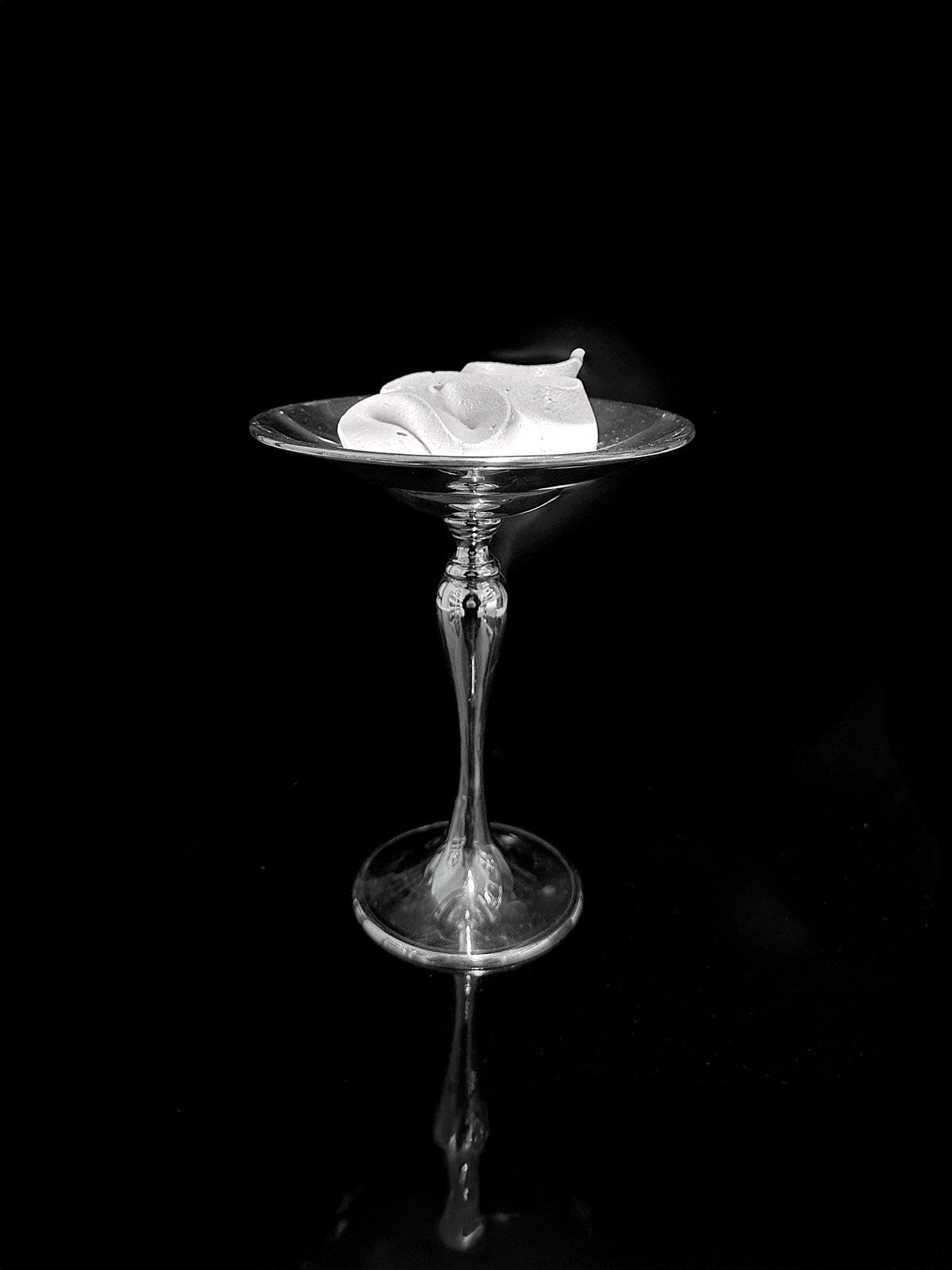 Vintage foot bowl silver plated by Alessi silver 80s