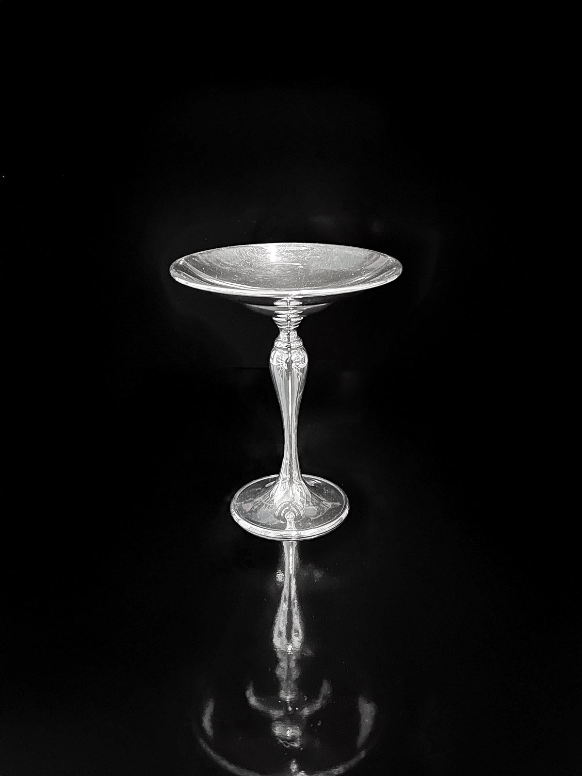 Vintage foot bowl silver plated by Alessi silver 80s