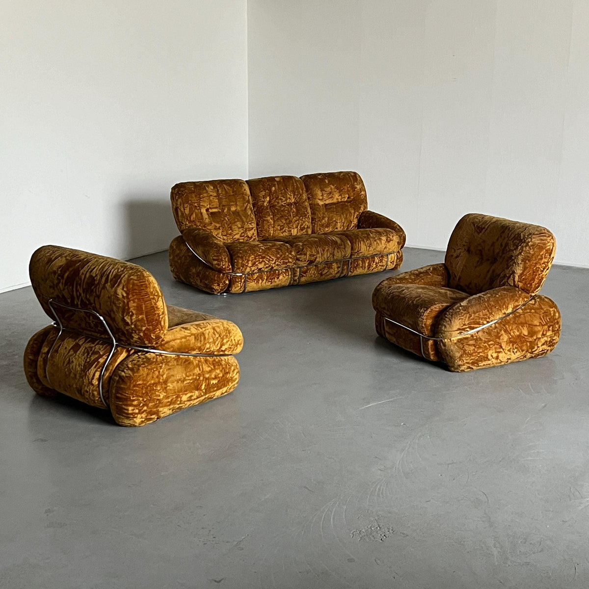 Vintage 'Okay' Sitz von Adriano Piazzesi, ikonisches Mid-Century Design, 1970er