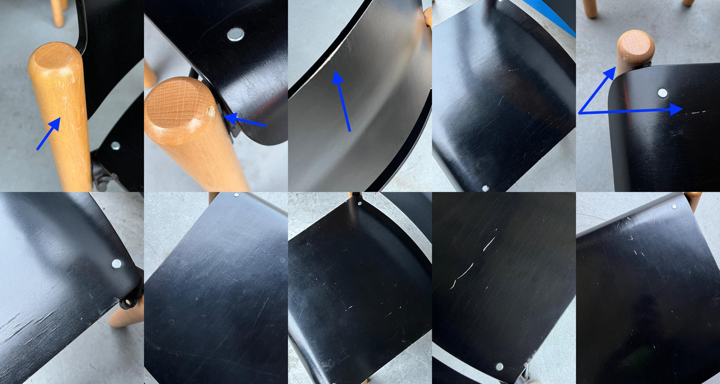 Chaise de salle à manger vintage par Froscher Sitform années 1990 1 sur 20 empilable