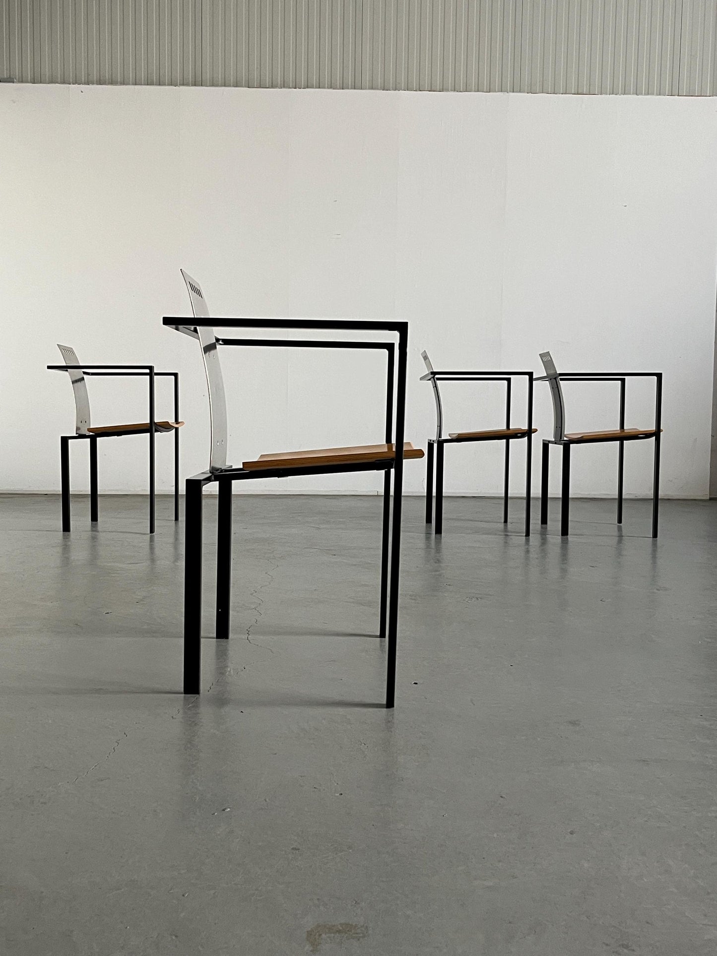 Vintage chair Memphis design by Karl Friedrich Förster for KFF 1 of 4