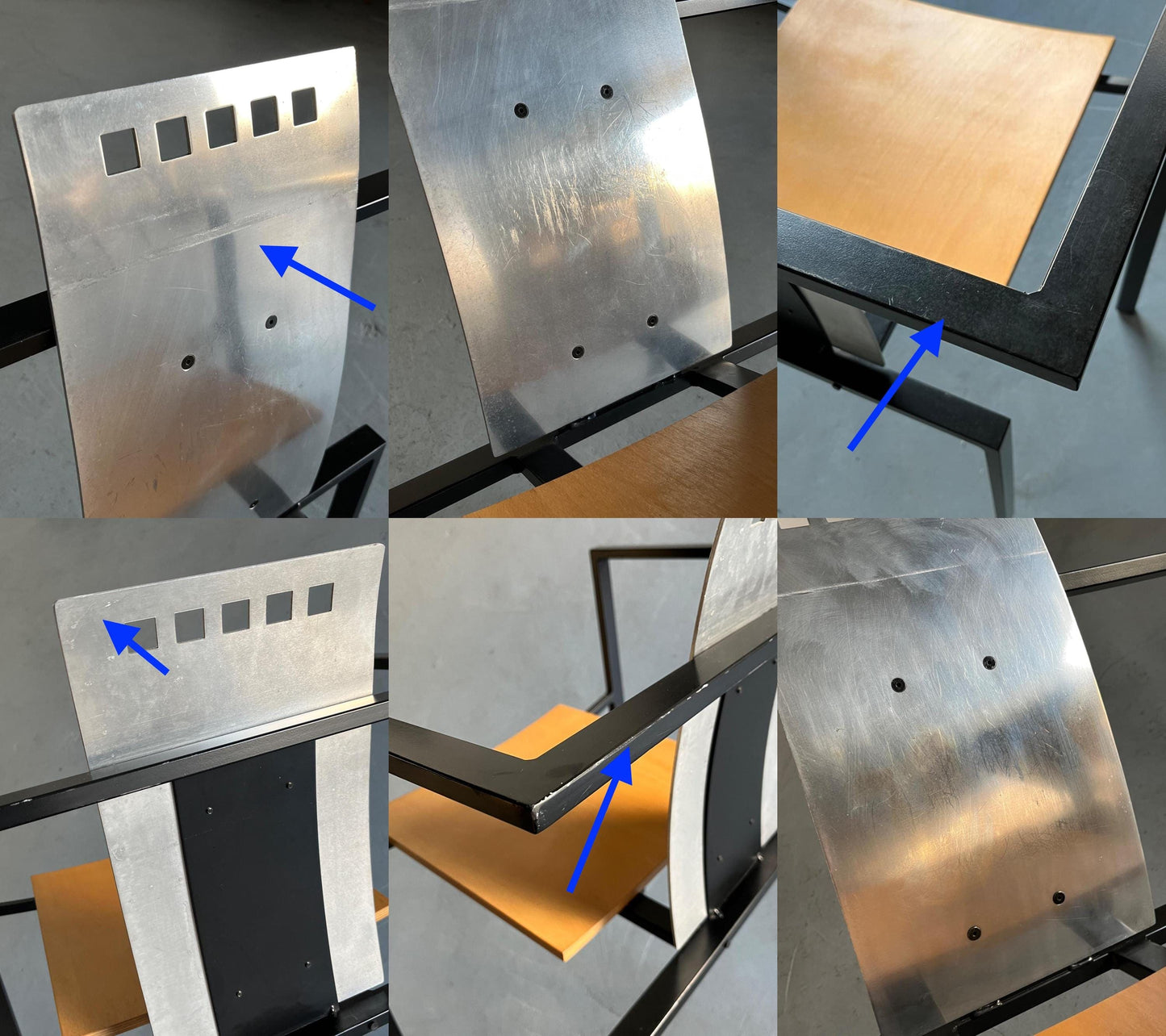 Vintage chair Memphis design by Karl Friedrich Förster for KFF 1 of 4