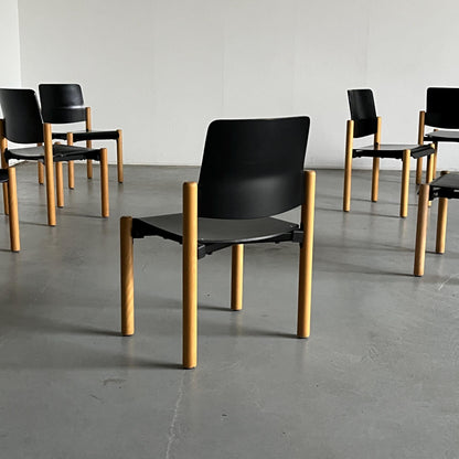 Chaise de salle à manger vintage par Froscher Sitform années 1990 1 sur 20 empilable