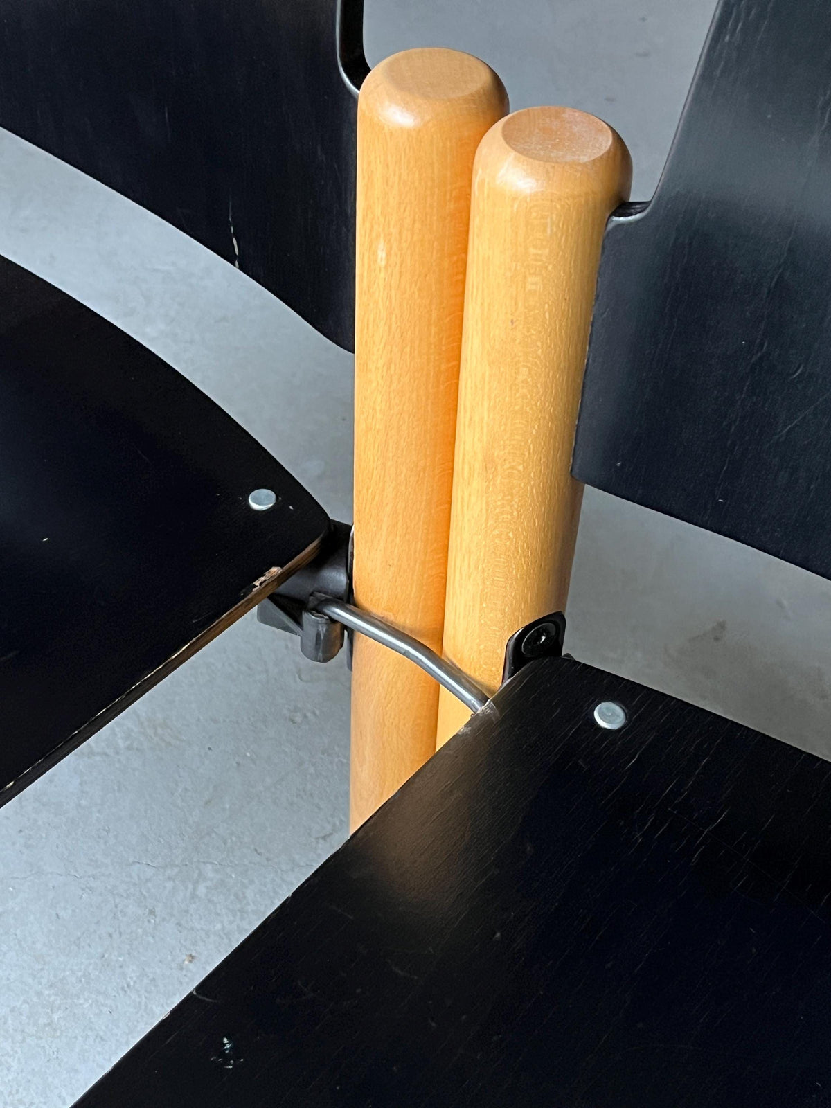Vintage Esszimmerstuhl von Froscher Sitform 1990er 1 von 20 stapelbar
