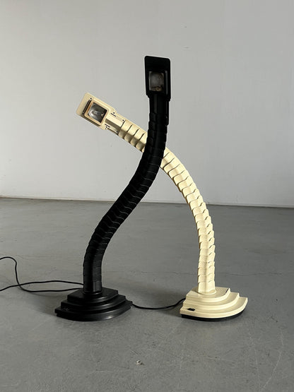 Lampe de bureau vintage Proteo de Mario Bertorelle pour JM RDM Massanzago Noir