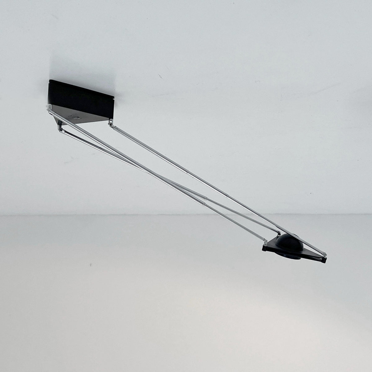 Vintage Wandlampe Kandido von Ferdinand Alexander Porsche für Luci schwarz