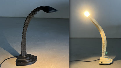 Lampe de bureau vintage Proteo de Mario Bertorelle pour JM RDM Massanzago Noir