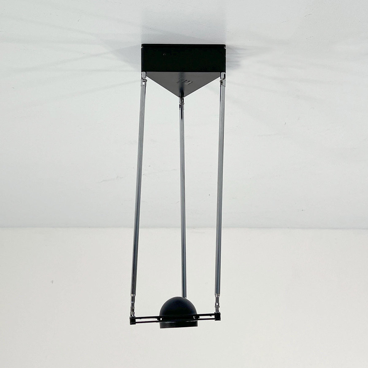 Vintage Wandlampe Kandido von Ferdinand Alexander Porsche für Luci schwarz