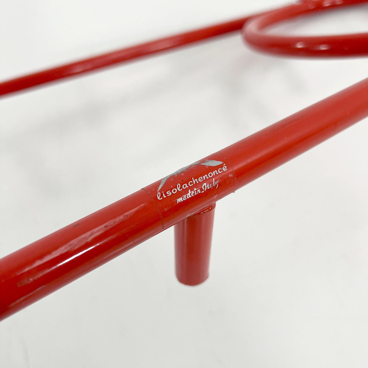 Vintage Coat Rack Red Pin by L'isola Che Non C'è Red