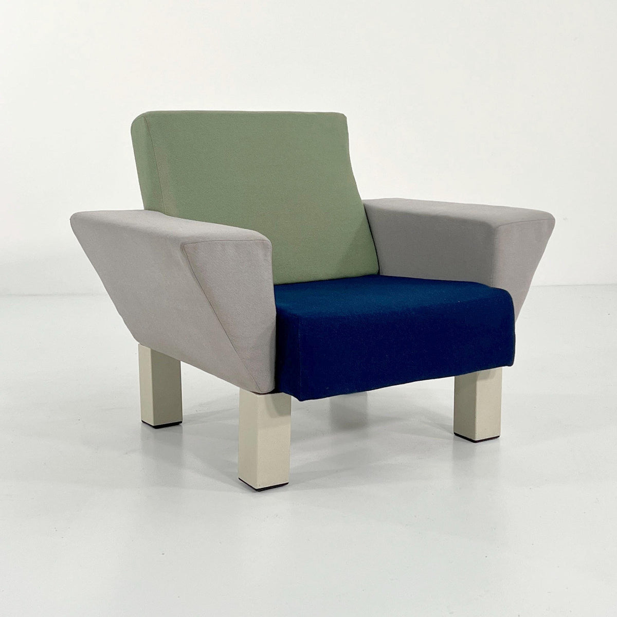 Vintage Westside Sessel von Ettore Sottsass für Knoll blau