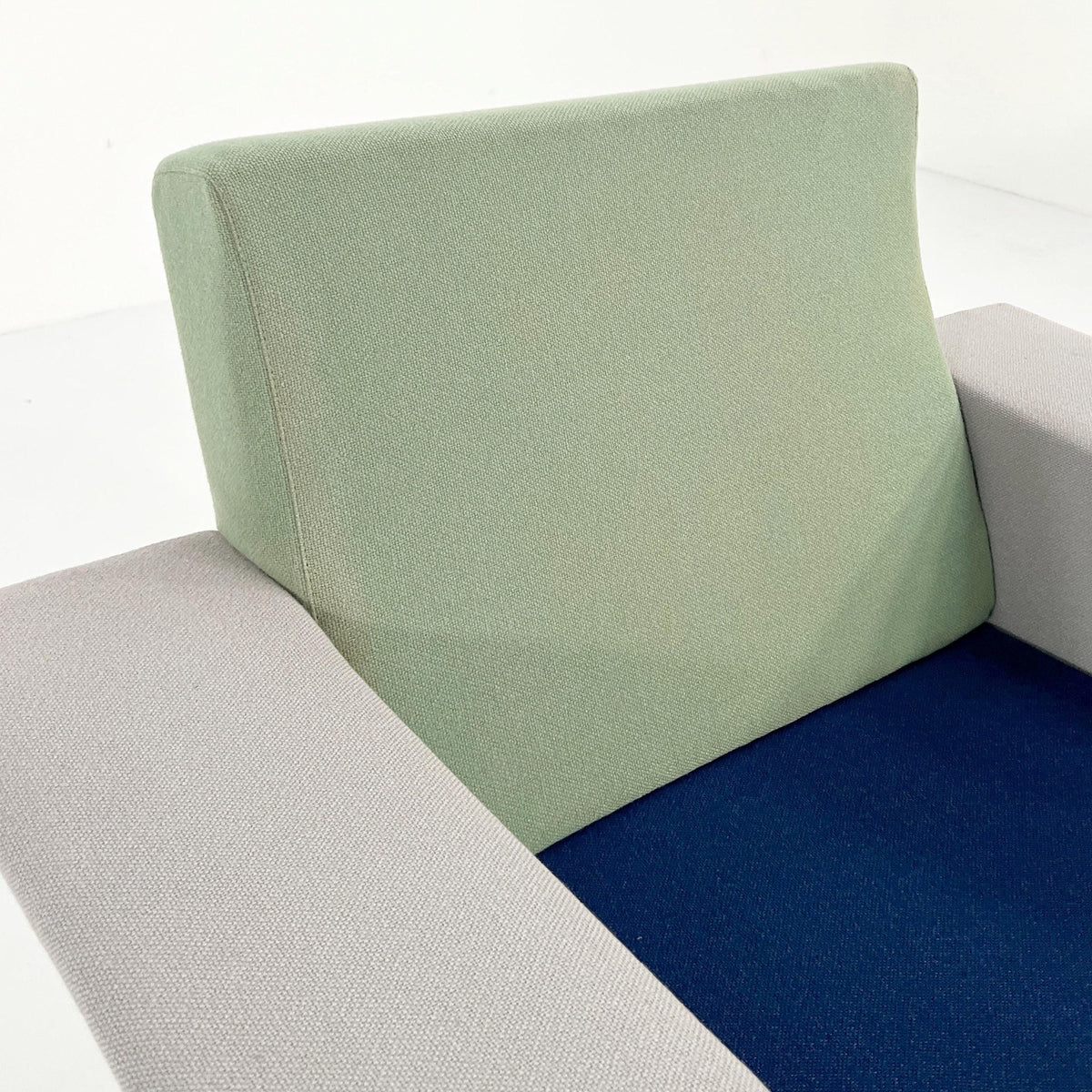Vintage Westside Sessel von Ettore Sottsass für Knoll blau
