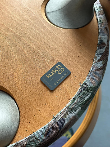 Vintage dining chair Bruno Rey by Kusch+Co with floral pattern 1 of 3